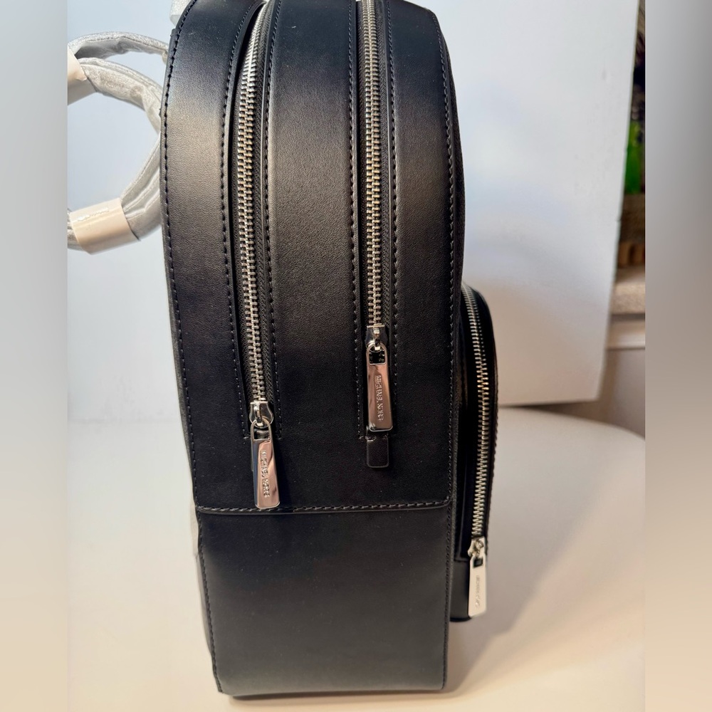 NWT. Michael Kors Jaycee Logo Backpack (Black). Beautiful full size MK backpack. - Picture 4 of 15
